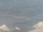 FZ003515 Easyjet airplane high over Severn bridge.jpg